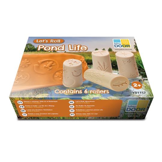 Yellow Door 3" Cream Let's Roll Pond Life Rollers Set